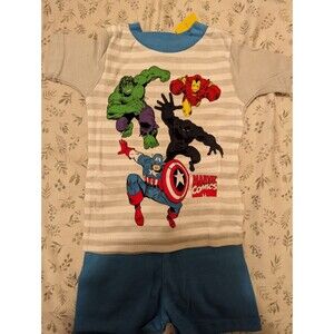 Marvel Comic Avengers Kids Toddler Sleep Pajama Set 2 Sets 2T